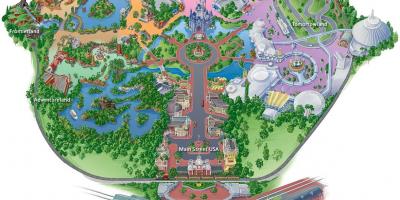 হংকং Disneyland মানচিত্র