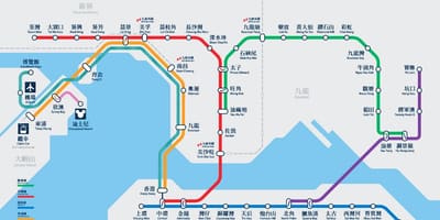 কজওয়ে বে, MTR স্টেশন মানচিত্র