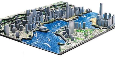 3d মানচিত্র, হংকং