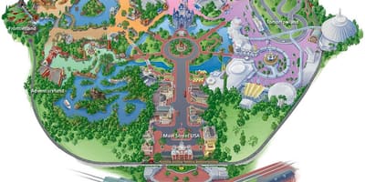 মানচিত্র, হংকং Disneyland